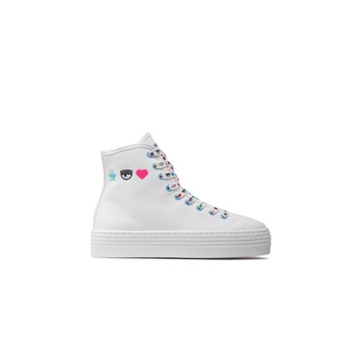 Chiara Ferragni Sneakersy CF3011-009 Biały ze sklepu MODIVO w kategorii Trampki damskie - zdjęcie 170849665