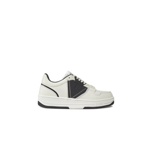 Guess Sneakersy Ancona Low FMPANC LEA12 Biały ze sklepu MODIVO w kategorii Buty sportowe męskie - zdjęcie 170849936