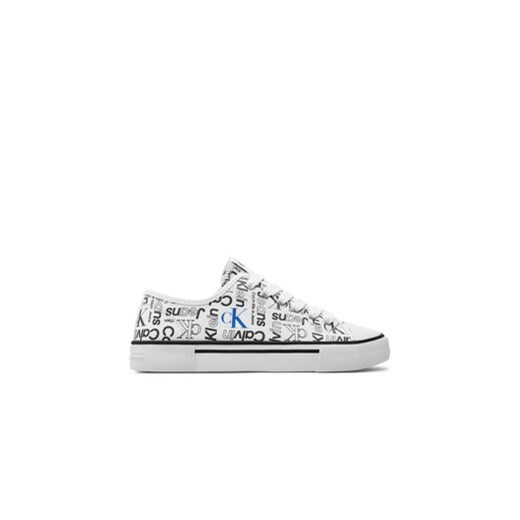 Calvin Klein Jeans Sneakersy V3X9-80874-0890 S Biały ze sklepu MODIVO w kategorii Trampki dziecięce - zdjęcie 170849939