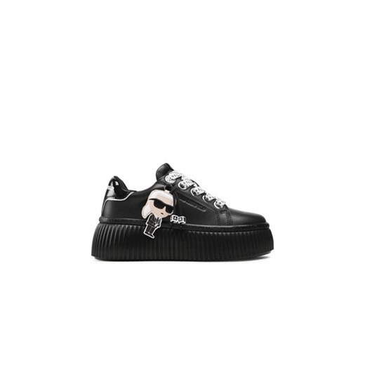 KARL LAGERFELD Sneakersy KL42376N Czarny ze sklepu MODIVO w kategorii Buty sportowe damskie - zdjęcie 170849988