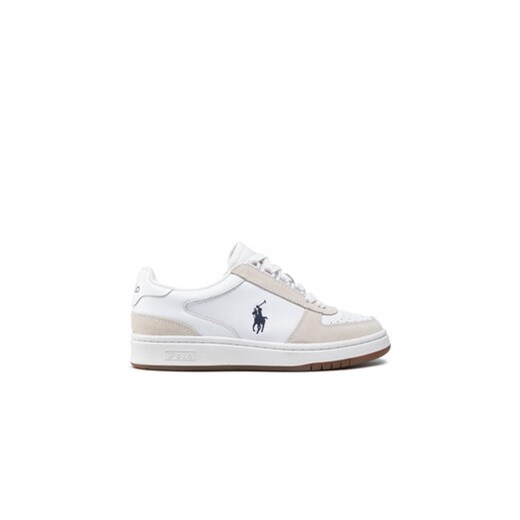 Polo Ralph Lauren Sneakersy Polo Crt Pp 809834463002 Biały ze sklepu MODIVO w kategorii Buty sportowe damskie - zdjęcie 170850048