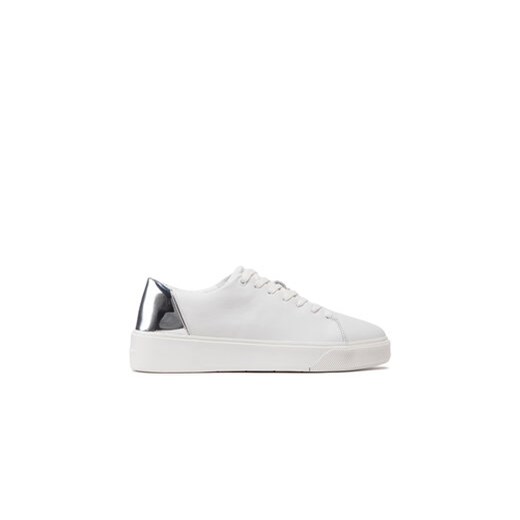 Calvin Klein Sneakersy Low Top Lace Up HM0HM00824 Biały ze sklepu MODIVO w kategorii Trampki męskie - zdjęcie 170850227