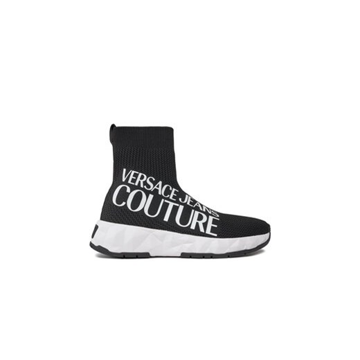 Versace Jeans Couture Sneakersy 75VA3SB5 Czarny ze sklepu MODIVO w kategorii Buty sportowe damskie - zdjęcie 170850357