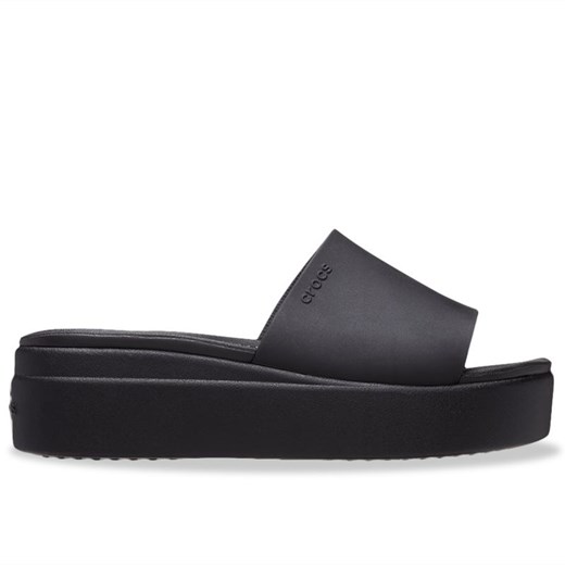 Klapki Crocs Brooklyn Slide 208728-001 - czarne ze sklepu streetstyle24.pl w kategorii Klapki damskie - zdjęcie 170850688