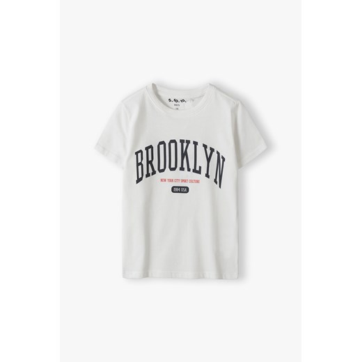 T-shirt chłopięcy z napisem Brooklyn - 5.10.15. ze sklepu 5.10.15 w kategorii T-shirty chłopięce - zdjęcie 170850826