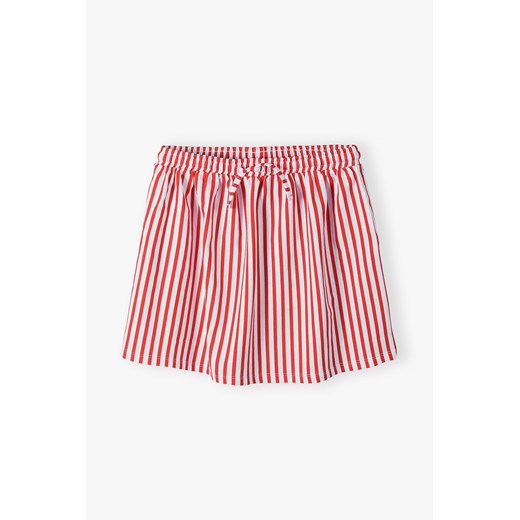 Bawełniana spódnica dla dziewczynki - biało - czerwone paski Lincoln & Sharks By 5.10.15. 158/164 5.10.15