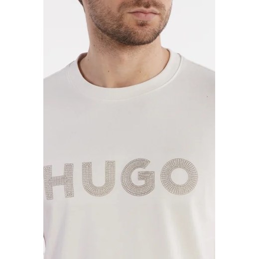 HUGO T-shirt Drochet | Regular Fit S Gomez Fashion Store okazyjna cena
