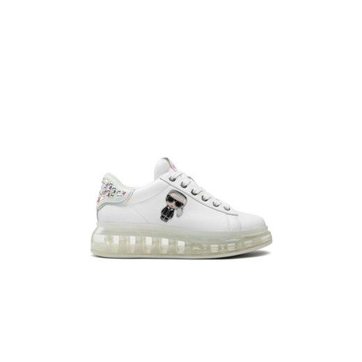 KARL LAGERFELD Sneakersy KL62633 Biały ze sklepu MODIVO w kategorii Trampki damskie - zdjęcie 170852665