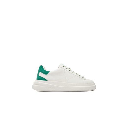 Guess Sneakersy Elba FMPVIB SMA12 Biały ze sklepu MODIVO w kategorii Buty sportowe męskie - zdjęcie 170852847