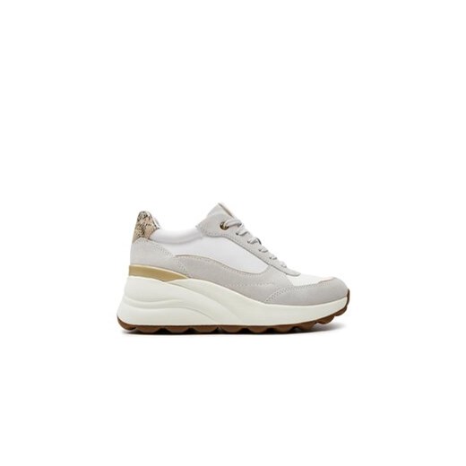 Geox Sneakersy D Spherica Ec13 D45WAA 022FU C1209 Biały ze sklepu MODIVO w kategorii Buty sportowe damskie - zdjęcie 170853099