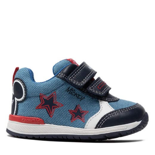Sneakersy Geox B Rishon B. B B250RB 01385 C4327 Avio/Red ze sklepu eobuwie.pl w kategorii Buciki niemowlęce - zdjęcie 170853858