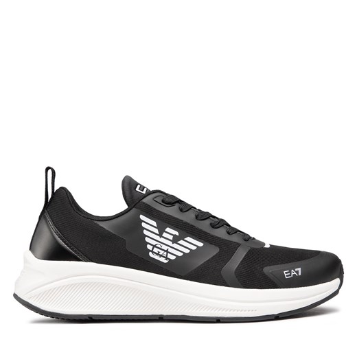 Sneakersy EA7 Emporio Armani X8X126 XK304 A120 Black/White 44.23 promocyjna cena eobuwie.pl