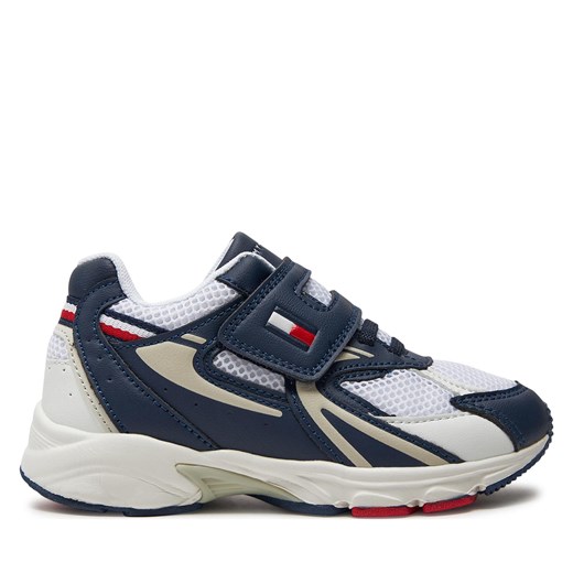 Sneakersy Tommy Hilfiger T1B9-33385-1697 M Blu/Bianco X007 ze sklepu eobuwie.pl w kategorii Buty sportowe dziecięce - zdjęcie 170854037