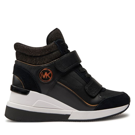 Sneakersy MICHAEL Michael Kors Gentry High Top 43F3GYFE3D Black/Bronze ze sklepu eobuwie.pl w kategorii Buty sportowe damskie - zdjęcie 170854868