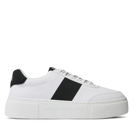 Sneakersy Armani Exchange XDX134 XV726 K488 Op.White/Black ze sklepu eobuwie.pl w kategorii Buty sportowe damskie - zdjęcie 170855059