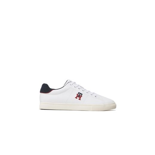 Tommy Hilfiger Sneakersy Core Vulc Varsity Monogram FM0FM04350 Biały ze sklepu MODIVO w kategorii Trampki męskie - zdjęcie 170855477