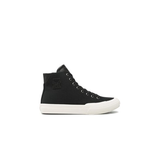Tommy Hilfiger Sneakersy Th Hi Vulc Premium Bananatex FM0FM04572 Czarny ze sklepu MODIVO w kategorii Trampki męskie - zdjęcie 170855497