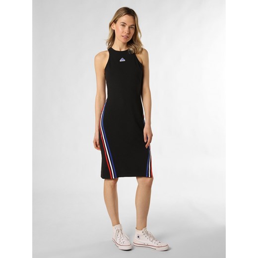 adidas Sportswear Sukienka damska Kobiety Bawełna czarny jednolity ze sklepu vangraaf w kategorii Sukienki - zdjęcie 170859635