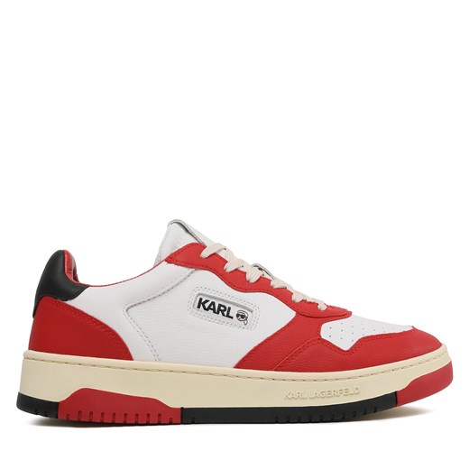 Sneakersy KARL LAGERFELD KL53020 Czerwony ze sklepu eobuwie.pl w kategorii Buty sportowe męskie - zdjęcie 170860276