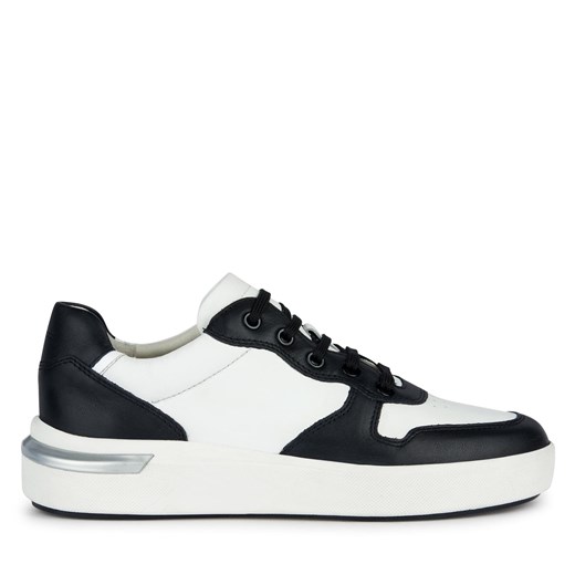 Sneakersy Geox D Dalyla D35QFA 00085 C0404 White/Black ze sklepu eobuwie.pl w kategorii Buty sportowe damskie - zdjęcie 170860399