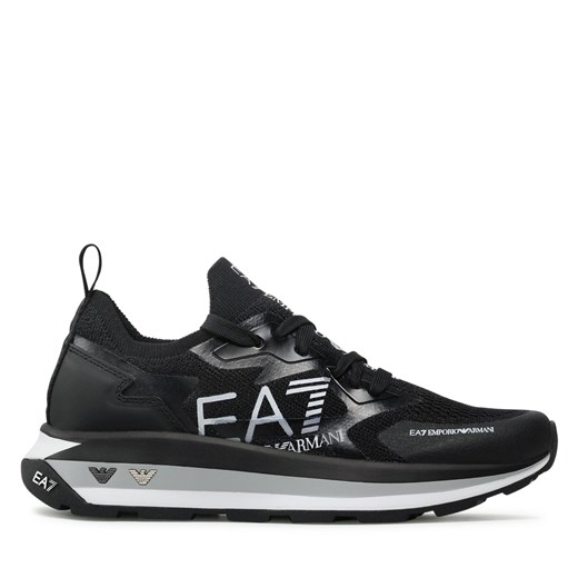 Sneakersy EA7 Emporio Armani X8X113 XK269 A120 Black/White 43.13 promocyjna cena eobuwie.pl