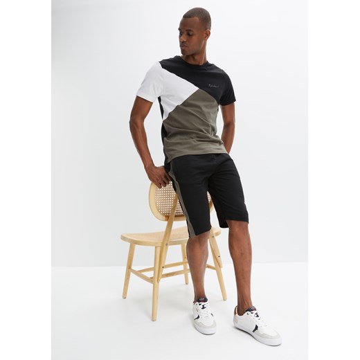 Shirt + bermudy dresowe (2 części) ze sklepu bonprix w kategorii T-shirty męskie - zdjęcie 170860988