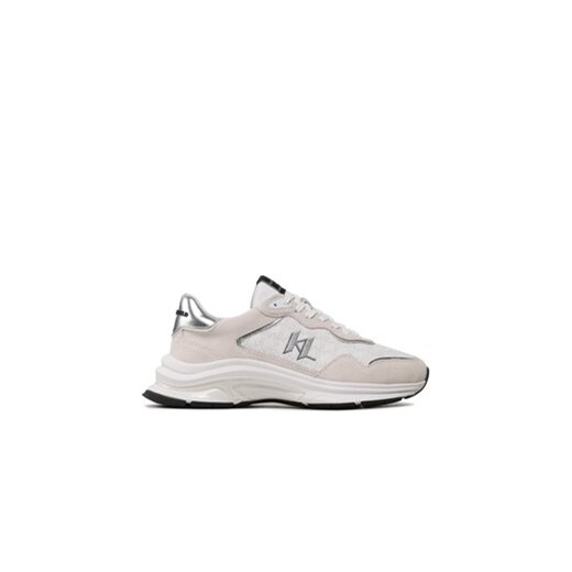 KARL LAGERFELD Sneakersy KL53165 Biały ze sklepu MODIVO w kategorii Buty sportowe męskie - zdjęcie 170864209