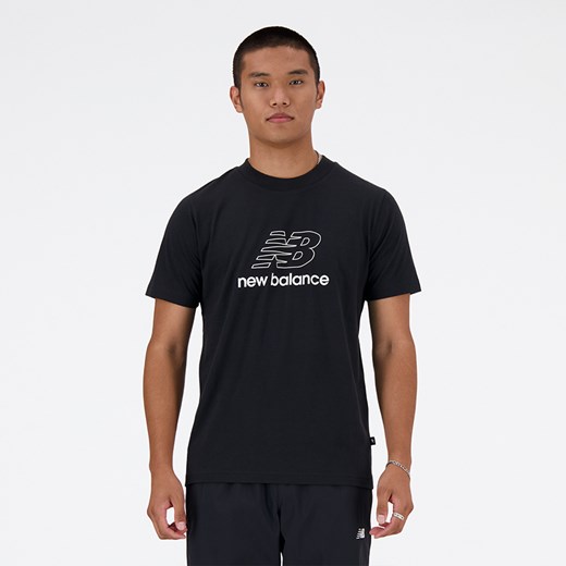Koszulka męska New Balance MT41906BK – czarna ze sklepu New Balance Poland w kategorii T-shirty męskie - zdjęcie 170866199