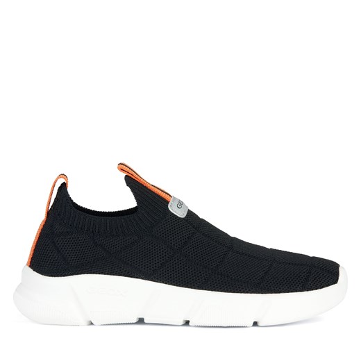 Sneakersy Geox J Aril Boy J36DMA 0006K C0038 Black/Orange Geox 38 okazja eobuwie.pl