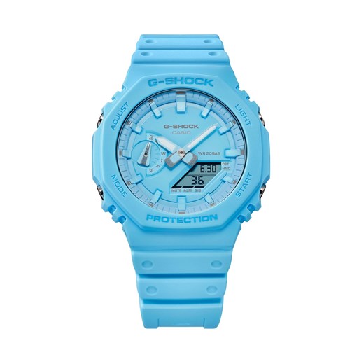 Zegarek G-Shock GA-2100-2A2ER Blue ze sklepu eobuwie.pl w kategorii Zegarki - zdjęcie 170867715