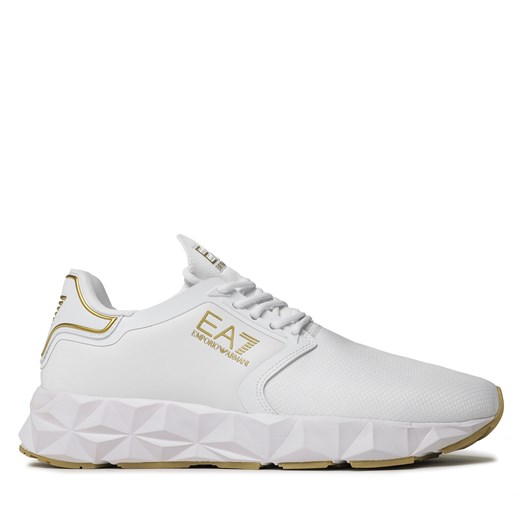 Sneakersy EA7 Emporio Armani X8X123 XK300 N195 White/Light Gold 42 wyprzedaż eobuwie.pl