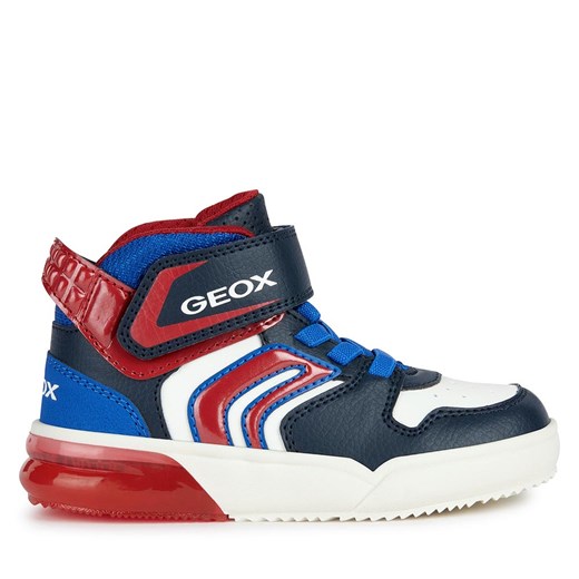 Sneakersy Geox J Grayjay Boy J369YD 0BU11 C0735 DD Navy/Red ze sklepu eobuwie.pl w kategorii Buty sportowe dziecięce - zdjęcie 170867866