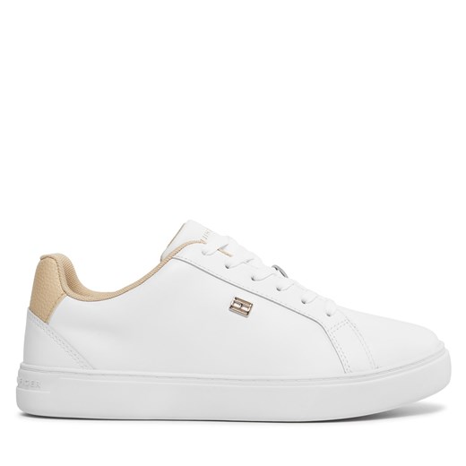 Sneakersy Tommy Hilfiger Essential Court Sneaker FW0FW07686 White YBS Tommy Hilfiger 37 eobuwie.pl