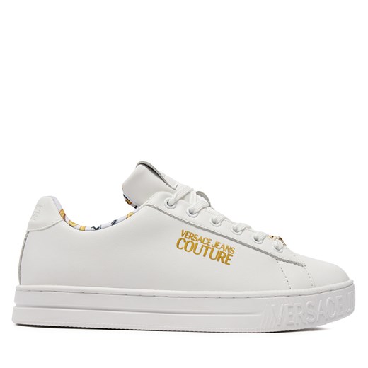 Sneakersy Versace Jeans Couture 76VA3SKL Biały ze sklepu eobuwie.pl w kategorii Trampki damskie - zdjęcie 170867918