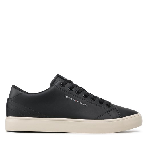 Sneakersy Tommy Hilfiger Th Hi Vulc Core Low Lth FM0FM04687 Black BDS Tommy Hilfiger 44 okazja eobuwie.pl