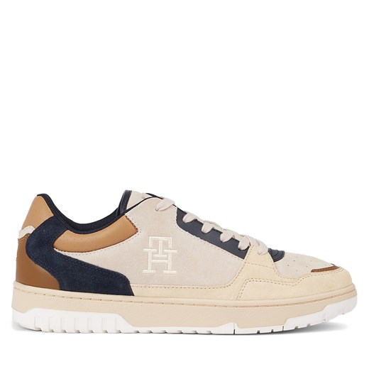 Sneakersy Tommy Hilfiger Th Basket Better Suede Mix FM0FM04822 Merino ABO Tommy Hilfiger 40 okazyjna cena eobuwie.pl