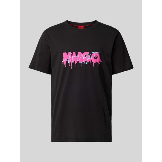 T-shirt z nadrukiem z logo model ‘Dacation’ ze sklepu Peek&Cloppenburg  w kategorii T-shirty męskie - zdjęcie 170868826