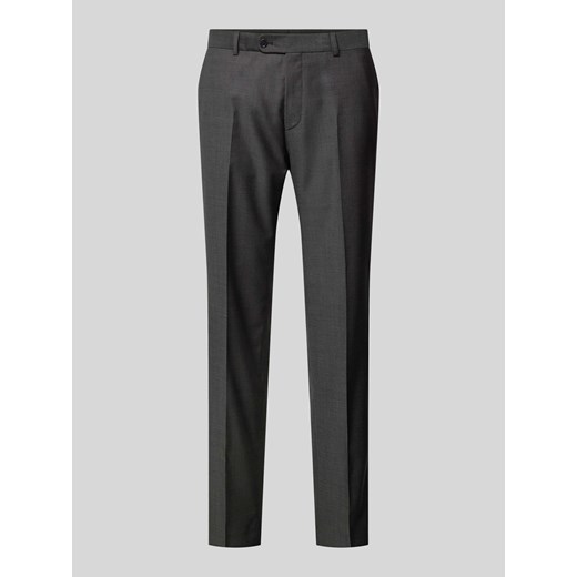 Spodnie do garnituru o kroju regular fit z kantami ze sklepu Peek&Cloppenburg  w kategorii Spodnie męskie - zdjęcie 170868878