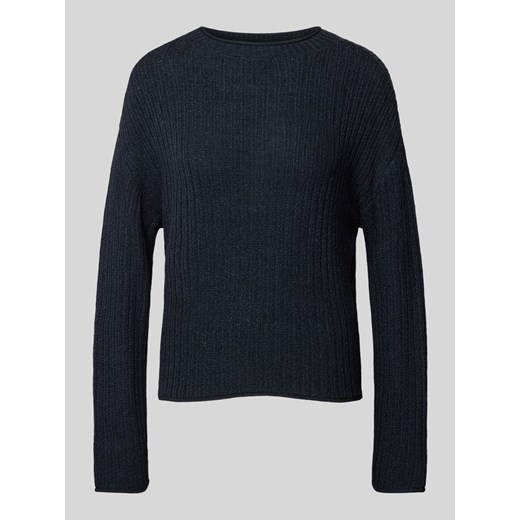 Sweter z dzianiny z dekoltem w łódkę ze sklepu Peek&Cloppenburg  w kategorii Swetry damskie - zdjęcie 170868897