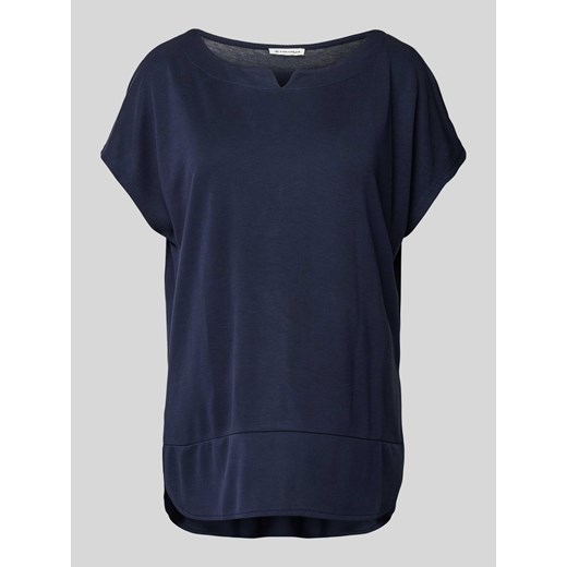 T-shirt w jednolitym kolorze ze sklepu Peek&Cloppenburg  w kategorii Bluzki damskie - zdjęcie 170868908
