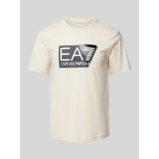 T-shirt z nadrukiem z logo ze sklepu Peek&Cloppenburg  w kategorii T-shirty męskie - zdjęcie 170869056