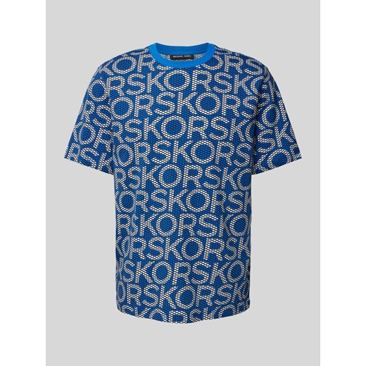 T-shirt z efektem siateczki model ‘KORS MESH’ ze sklepu Peek&Cloppenburg  w kategorii T-shirty męskie - zdjęcie 170869136