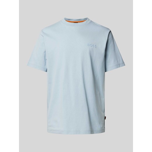 T-shirt z nadrukiem z logo model ‘Telogoboss’ ze sklepu Peek&Cloppenburg  w kategorii T-shirty męskie - zdjęcie 170869269