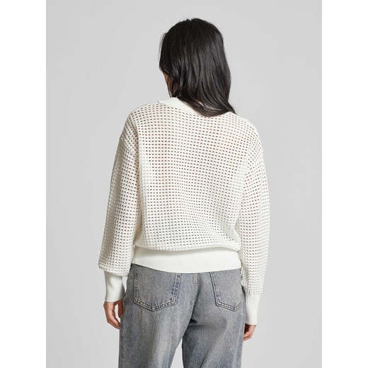 Sweter z dzianiny z ażurowym wzorem model ‘Fhein’ XS Peek&Cloppenburg 
