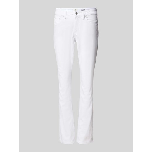 Spodnie o kroju slim fit w jednolitym kolorze ze sklepu Peek&Cloppenburg  w kategorii Jeansy damskie - zdjęcie 170869449