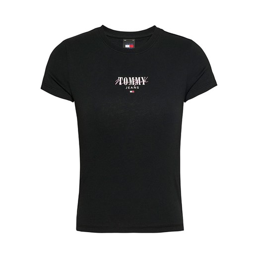 TOMMY JEANS Koszulka w kolorze czarnym ze sklepu Limango Polska w kategorii Bluzki damskie - zdjęcie 170871507