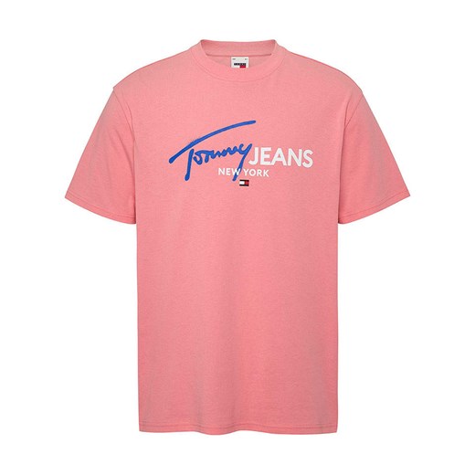 Tommy Hilfiger Koszulka w kolorze jasnoróżowym ze sklepu Limango Polska w kategorii T-shirty męskie - zdjęcie 170871926