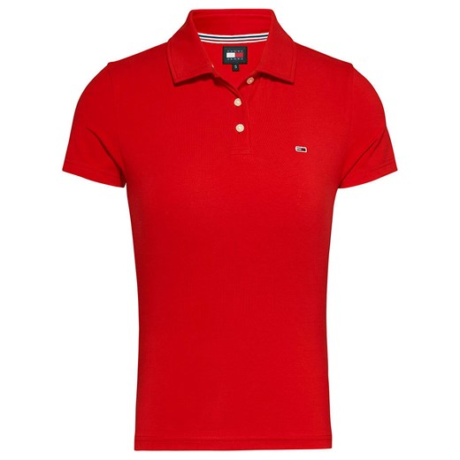 Tommy Hilfiger Koszulka polo w kolorze czerwonym ze sklepu Limango Polska w kategorii Bluzki damskie - zdjęcie 170871946