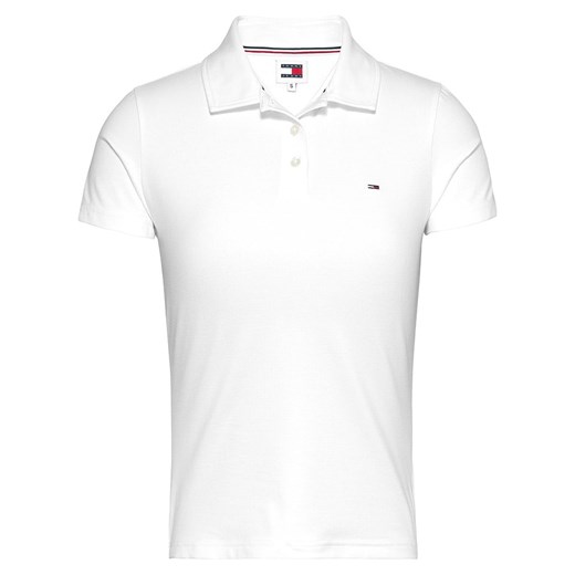 Tommy Hilfiger Koszulka polo w kolorze białym ze sklepu Limango Polska w kategorii Bluzki damskie - zdjęcie 170871949
