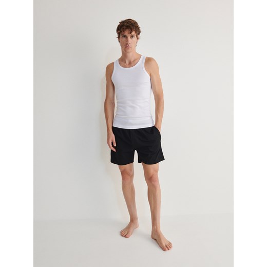 Reserved - Szorty piżamowe 2 pack - czarny ze sklepu Reserved w kategorii Piżamy męskie - zdjęcie 170872949